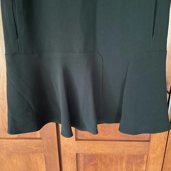 Chloe Shift Dress Three Quarter Sleeves Black Size 34 FR 2 US - Picture 4 of 10